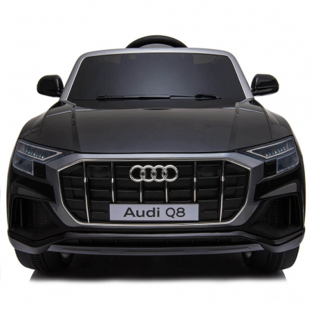 MASINUTA ELECTRICA CU TELECOMANDA,ROTI EVA,SCAUN PIELE, AUDI Q8  NEGRU [1]