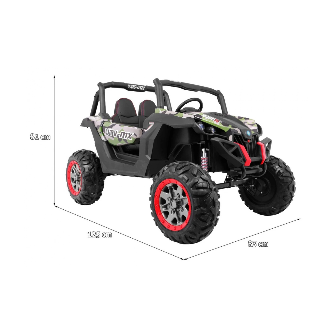 Masinute electrice 12V - Masinuta electrica SUPER Buggy SuperStar 4 x 4 OFF ROAD ARMY