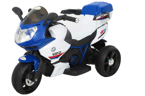 MOTOCICLETE ELECTRICE - Motocicleta electrica cu 3 roti  SPLENDOR  HP2, 6V, 2 motoare, MP3, albastru