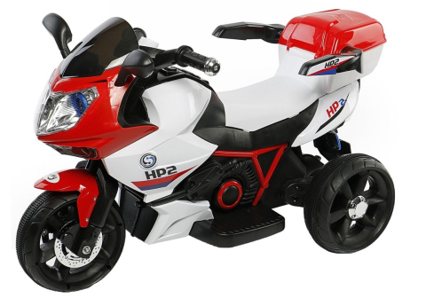 MOTOCICLETE ELECTRICE - Motocicleta electrica cu 3 roti SPLENDOR HP2, 6V, 2 motoare, MP3, ROSU