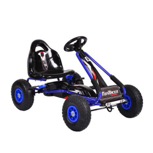 LA PLIMBARE - KART CU PEDALE TOP RACER ALBASTRU
