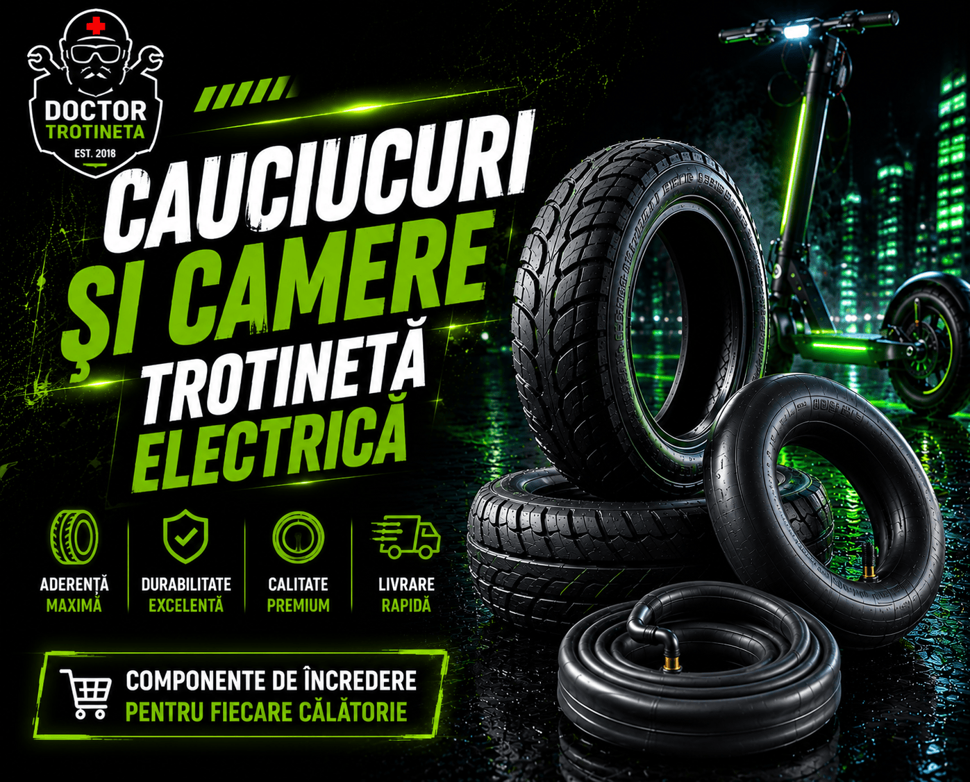 Cauciucuri trotinete