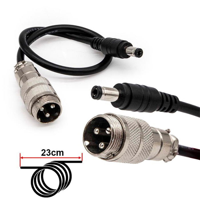 Adaptor Incarcare GX16 la DC 5.5x2.5 mm pentru Trotinete Electrice – Universal [4]