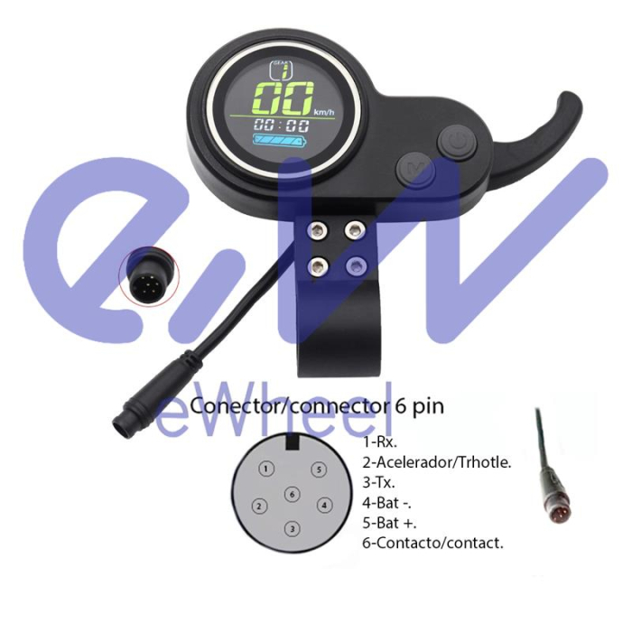 Maneta de Acceleratie Originala JP (JanPang) - Afisaj integrat JP-6 Trotineta Electrica [3]