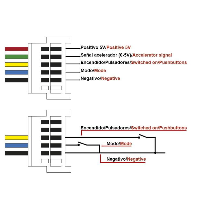 Acceleratie cu Display LCD si 2 Butoane - Iluminare Blue (Universal) [2]