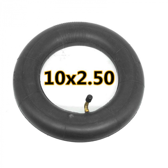 Camera de aer 10x2.5 inch - Valva curbata pentru trotineta electrica JOYOR [3]