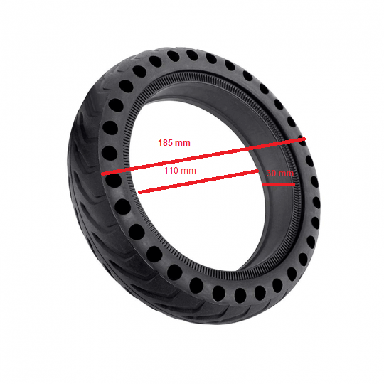 Cauciuc plin 8 inch 8x2 Trotineta Electrica [2]