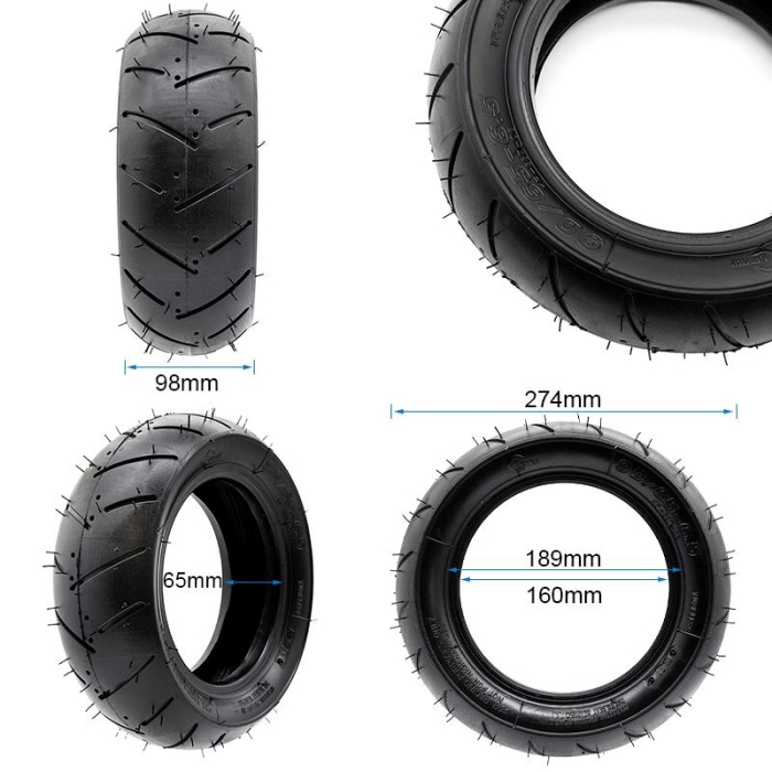 Anvelopa Tubeless 90/65-6.5 - Profil Sosea / Sport Trotineta Electrica [2]