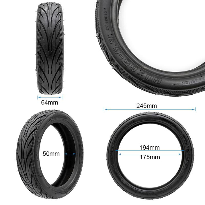 Cauciuc Tubeless Cityroad 60 65-6.9 Trotineta Electrica [4]