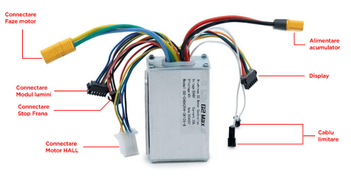 Controller 48V 25A trotinetă electrică KuKirin G2 MAX [3]