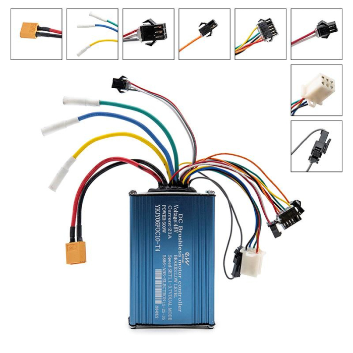 Controller Brushless 48V 500W 21A - Compatibil Display S866 Trotineta Electrica [3]
