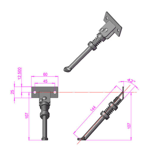 Cric pentru trotineta electrica Kugoo G2 PRO [3]