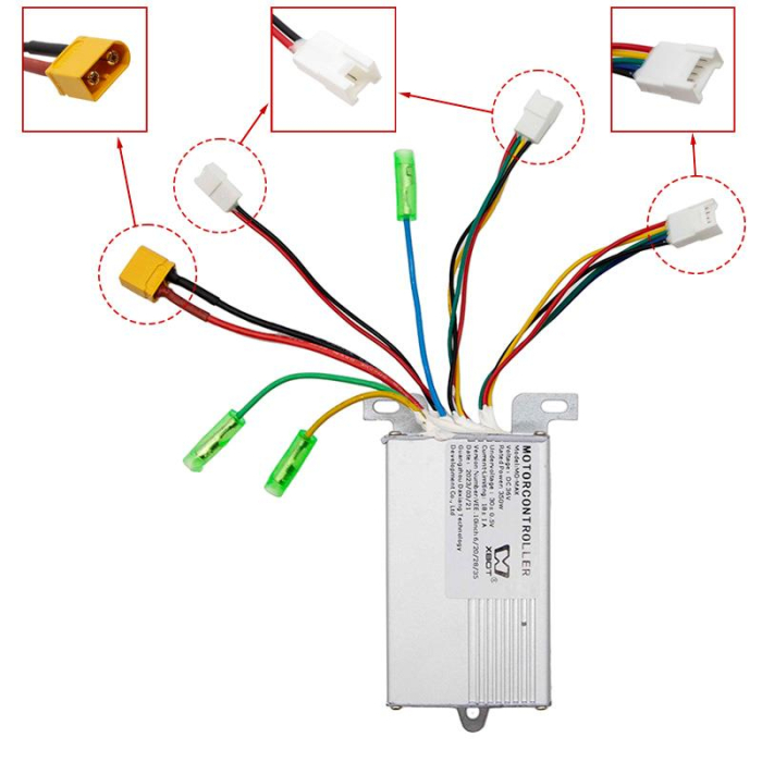Kit complet 36V 350W -Ninebot G30 Max Trotineta Electrica Ninebot Compatibil [2]