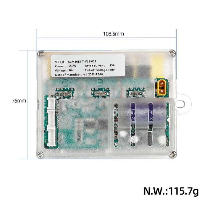 Kit Controller + Display Trotineta Electrica Ducati 36V 550W [4]