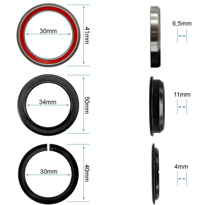 Kit Cuvete Direcție / Set Rulmenți Ax Ghidon pentru Trotinete Electrice KuKirin G2 Pro și KuKirin G2 Max (Modelele Vechi) [4]