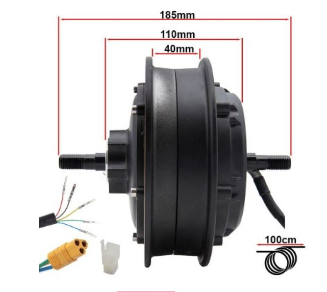 Motor 48V 1000W - KuKirin G2 Max (Seria 6 B34) [2]