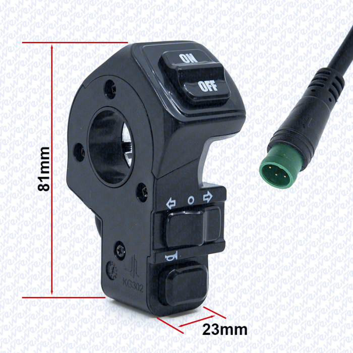 Panou control Lumini, Semnalizare si Claxon – KugooKirin G2 Pro / MAX [2]