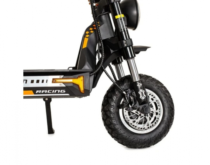 Trotineta electrica de teren KuKirin G4 Max – 2 motoare de 1600W, baterie 60V 35,2Ah, viteza maxima 86 km/h, autonomie 95 km, anvelope 12 inch, frane hidraulice, IP54 – Negru [8]