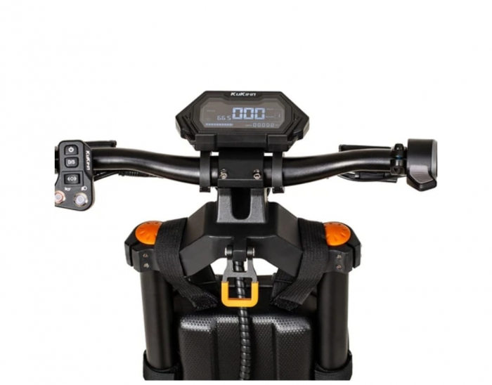 Trotineta electrica de teren KuKirin G4 Max – 2 motoare de 1600W, baterie 60V 35,2Ah, viteza maxima 86 km/h, autonomie 95 km, anvelope 12 inch, frane hidraulice, IP54 – Negru [5]