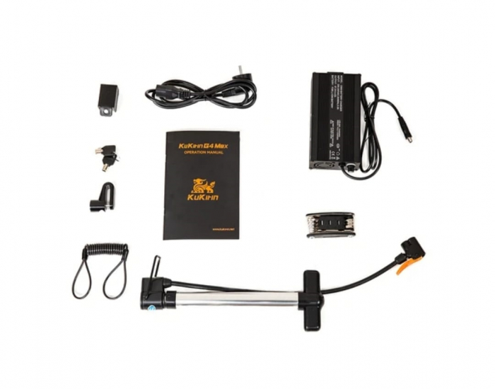 Trotineta electrica de teren KuKirin G4 Max – 2 motoare de 1600W, baterie 60V 35,2Ah, viteza maxima 86 km/h, autonomie 95 km, anvelope 12 inch, frane hidraulice, IP54 – Negru [10]