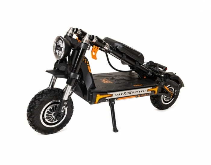 Trotineta electrica de teren KuKirin G4 Max – 2 motoare de 1600W, baterie 60V 35,2Ah, viteza maxima 86 km/h, autonomie 95 km, anvelope 12 inch, frane hidraulice, IP54 – Negru [4]