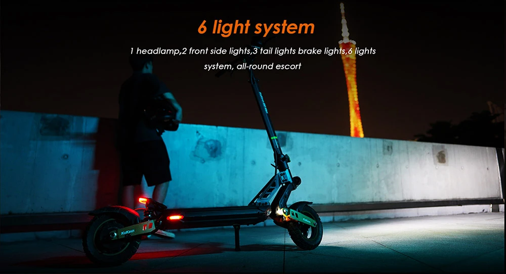 Trotineta electrica KuKirin G2 Max 2025, Motor 1000W, Viteza mazima 55Km/h, Baterie 48V 20Ah, Autonomie de pana la 80km [14]