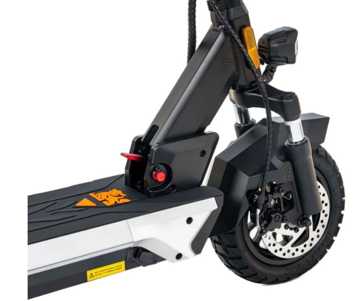 Trotineta electrică KuKirin M4 Max 2025, motor 800W, baterie 48V 18.2Ah, viteză maximă 45 km/h, autonomie de până la 64 km, anvelope de 10 inch, frâne pe disc și suspensie dublă [4]