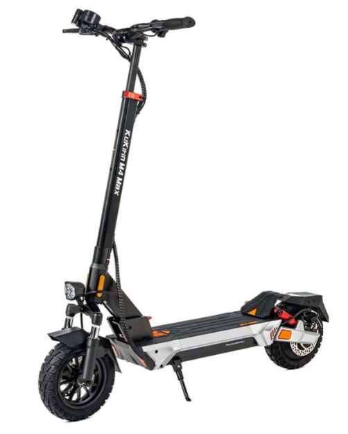 Trotineta electrică KuKirin M4 Max 2025, motor 800W, baterie 48V 18.2Ah, viteză maximă 45 km/h, autonomie de până la 64 km, anvelope de 10 inch, frâne pe disc și suspensie dublă [1]