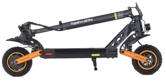 KuKirin G2 Pro 2025 - Motor 600W, Baterie 48V 15.6Ah, Viteza maxima 45 km/h, Autonomie pana la 58 km, Anvelope 9'' tubeless, Amortizoare fata si spate, Scaun detasabil, Lu Trotineta Electrica [5]