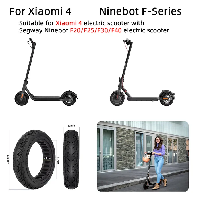 Cauciuc plin 10x2.125 (250×54) fără pană pentru trotinetă electrică Xiaomi Mi 4 – ULIP [1]