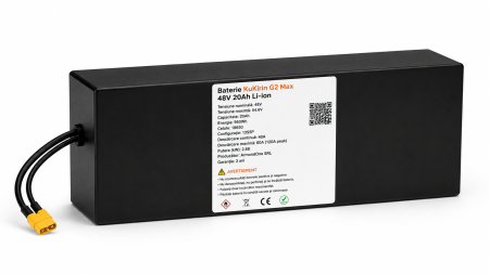 Piese de schimb - Acumulator Premium 48V 20Ah Li-Ion cu Celule LG pentru Trotinetă Electrică KuKirin G2 Max – 3 ANI GARANȚIE REALĂ
