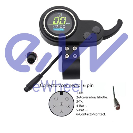 Maneta de Acceleratie Originala JP (JanPang) - Afisaj integrat JP-6 Trotineta Electrica [2]