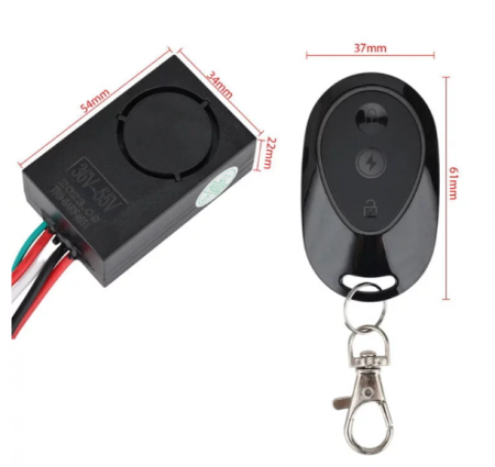 Alarma antifurt trotineta electrica Xiaomi M365 / Pro / Pro2 / Mi3 – 115 dB, cu telecomanda [1]