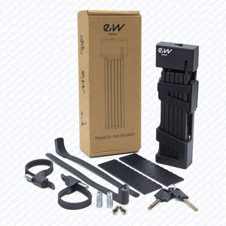 Antifurt Bicicleta / Trotineta Universal din Otel Solid cu Cheie Tip Trelock – 100 cm [2]