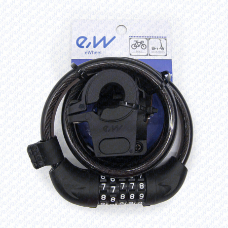 Antifurt universal din otel de 11mm cu suport de prindere inclus si incuietoare tip cifru [4]