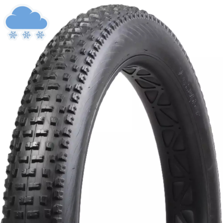 Cauciucuri bicicleta - Anvelopa bicicleta Vee Rubber, 26x4.25 ICE GOLEM DELUXE, VRB-372 SBK 36TPI, WIRE BEAD, SNOW TIRE, FAT BIKE - Made in Thailanda