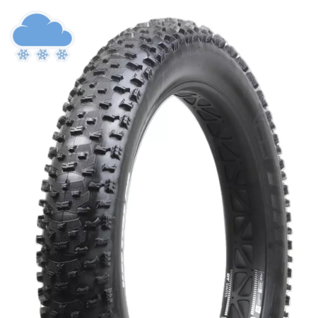 Cauciucuri bicicleta - Anvelopa bicicleta VeeTire, 26x5.05 SNOW SHOE 2XL, VRB-386 SBK 72TPI, SC FOLDABLE TLR, E-BIKE, FAT BIKE - Made in Thailanda