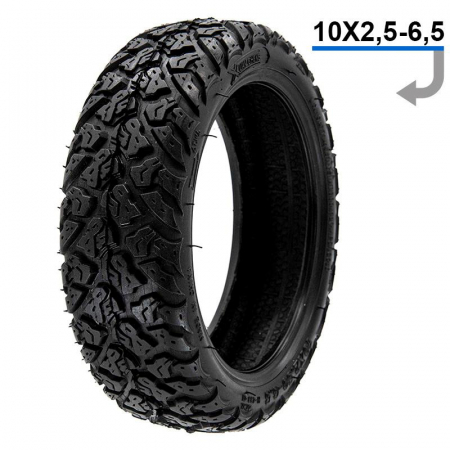 Cauciuc 10X2.5 - 6.5 Offroad pentru Trotinete Electrice Myria TITAN [0]