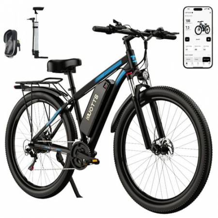 Bicicleta electrica DUOTTS C29 Pro - Motor 750W, Roti 29 inch, 2 Baterii 48V 15Ah, Autonomie 100 km, Viteza Maxima 50 km/h, Schimbator Shimano 21 Viteze, Grad de Impermeabilitate IP54 Trotineta Electr [3]