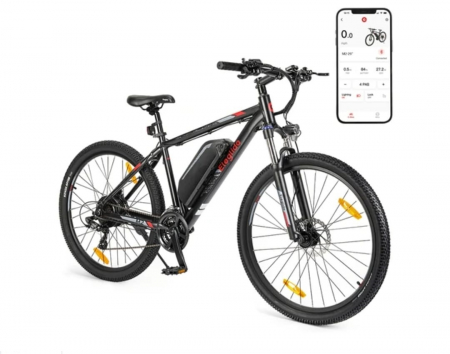 Biciclete - Bicicleta electrica Eleglide M2 29" – Motor 250W, Baterie 36V 15Ah, Autonomie 125 km, Frane cu disc hidraulice, Afisaj LCD inteligent, Aplicatie dedicata, 24 Viteze