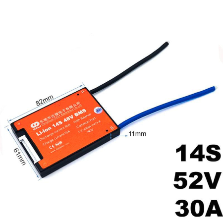 Piese de schimb - BMS 14S 52V 30A - Sistem de Management al Bateriei (Li-ion)