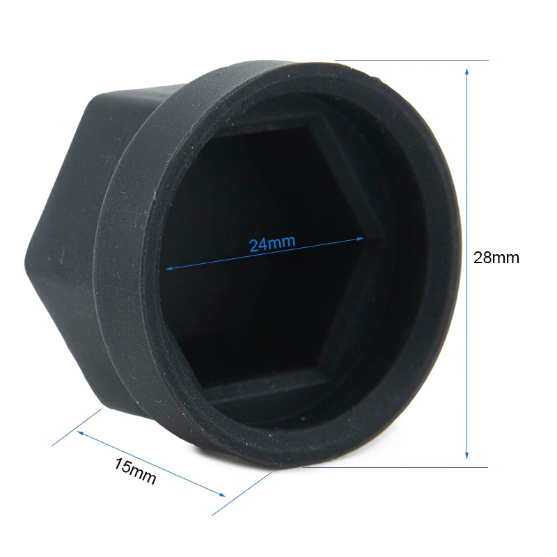 Capac Protectie din Cauciuc pentru Piulite M14 – Compatibil Kukirin G2 Master – Negru, Flexibil [1]