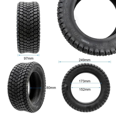 Cauciuc Off-Road Trotineta Electrica 100/55-6 [3]
