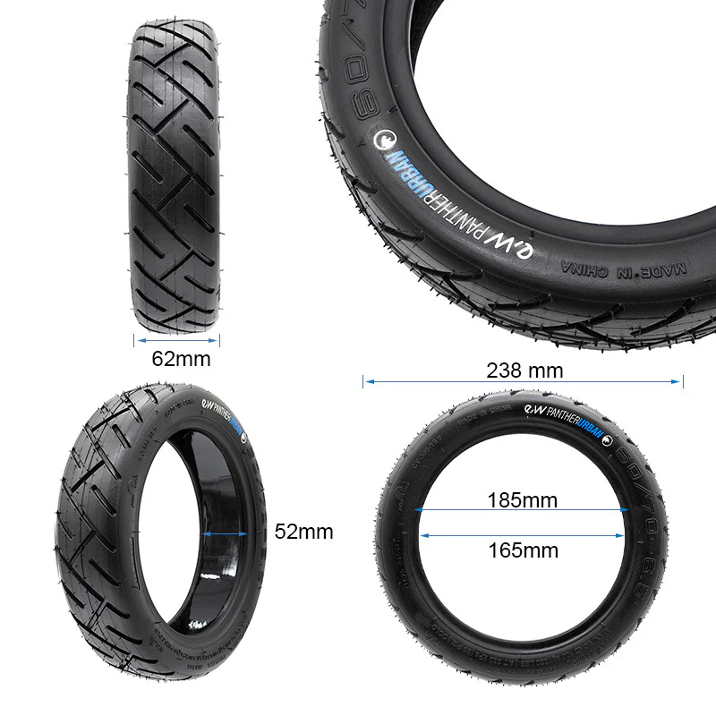 Cauciuc Tubeless cu Gel 60/70-6.5 pentru Trotineta Electrica Xiaomi Mi 5 [3]