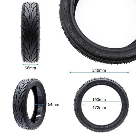 Cauciuc Tubeless cu gel Cityroad 60 65-6 Trotineta Electrica [3]