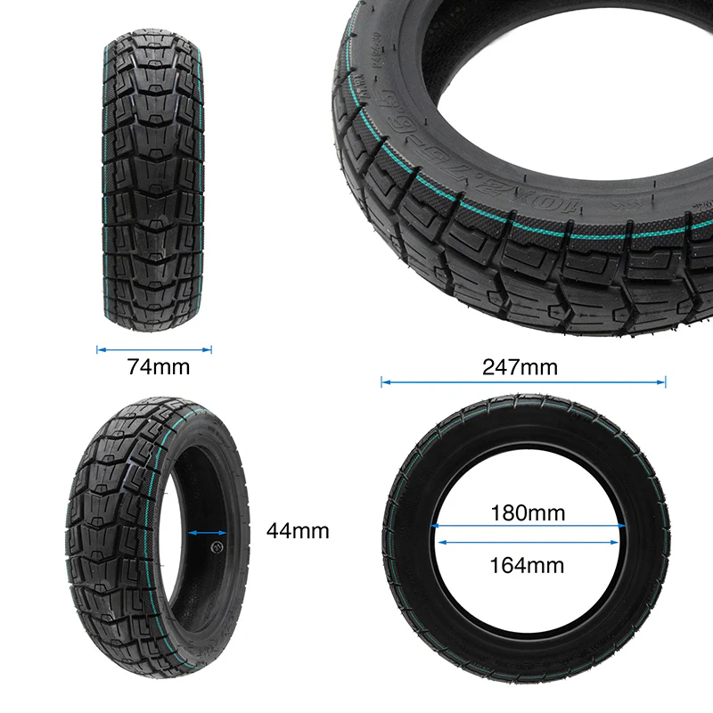 Cauciuc Tubeless RUNFLAT 10 x 2.75-6.5 pentru Trotineta Electrica (Compatibil Kukirin G2 2025) [3]