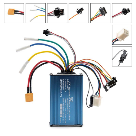 Controller Brushless 48V 500W 21A - Compatibil Display S866 Trotineta Electrica [2]