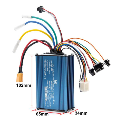 Controller Brushless 48V 500W 21A - Compatibil Display S866 Trotineta Electrica [1]
