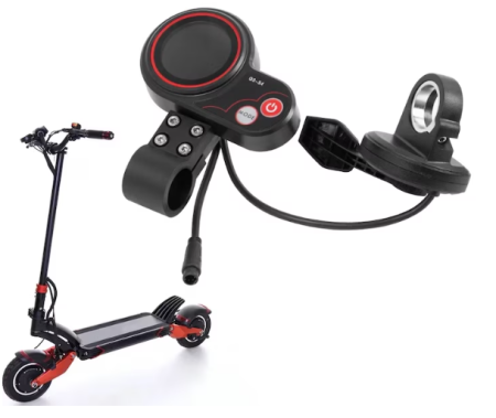 Display - Display / Calculator de bord ZERO / Quickvolt QS-S4 cu acceleratie separata pentru trotinete electrice – Afisaj digital si functii avansate - Copie