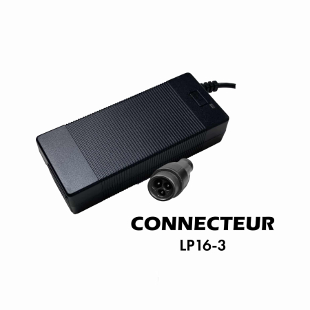 Piese de schimb - Incarcator Rapid 48V (Output 54.6V) 2A + Adaptor GX16 la LP16-3 - Compatibil KuKirin G2 Trotineta Electrica G2 / Kukirin Compatibil